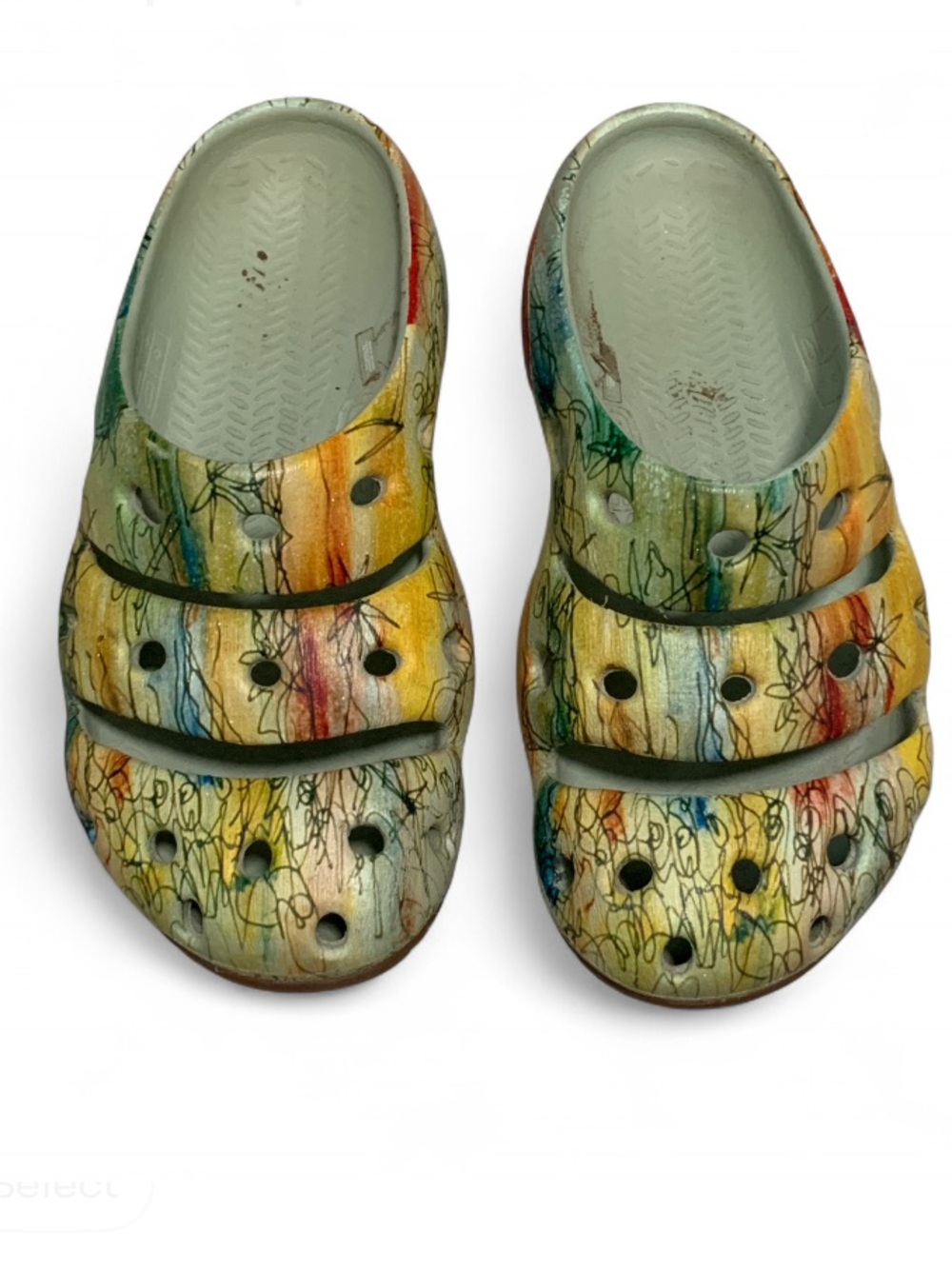 Keen Jerry Garcia Yogui Artsy Multicolor Water Slip-On Clogs